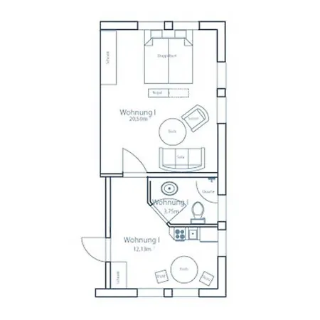 아파트 Uns Huesung 제바트헤링스도르프